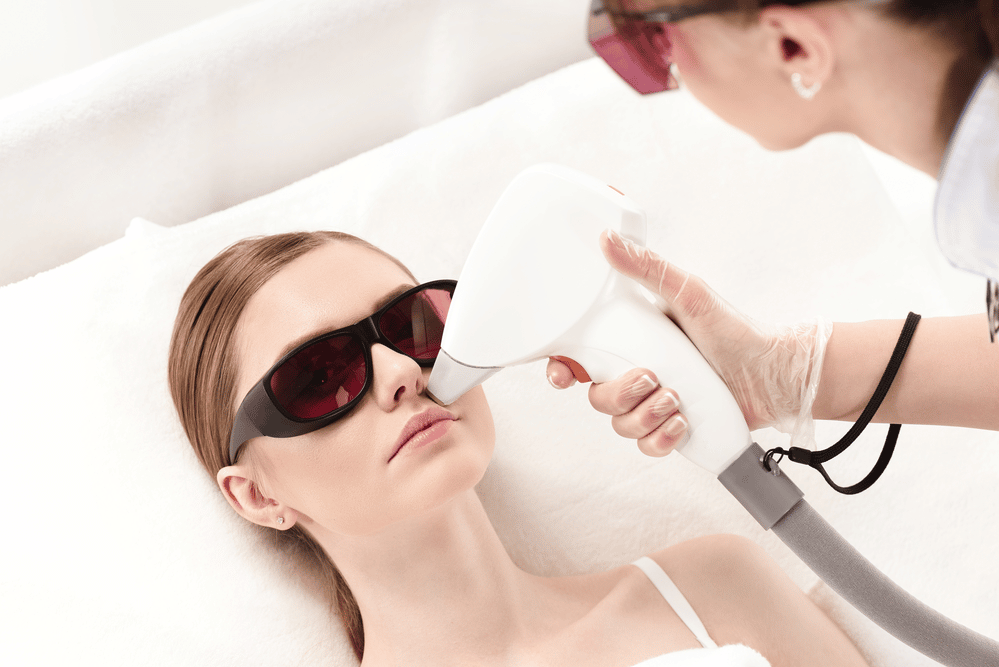 Female patient receiving Skin Rejuvenation treatment
